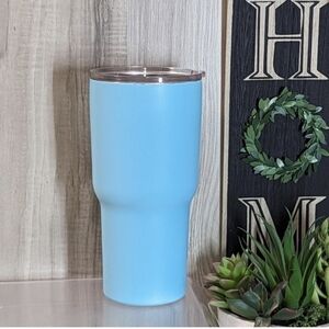 Kohls Stainless Large Turquoise Metal Tumbler